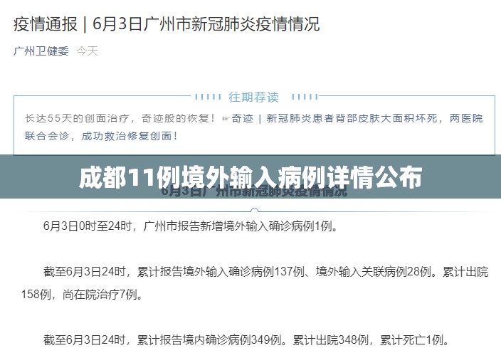 成都11例境外输入病例详情公布:成都境外输入确诊病例