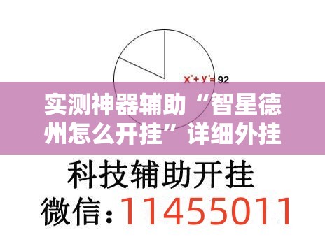 实测神器辅助“智星德州怎么开挂”详细外挂透视辅助软件教程