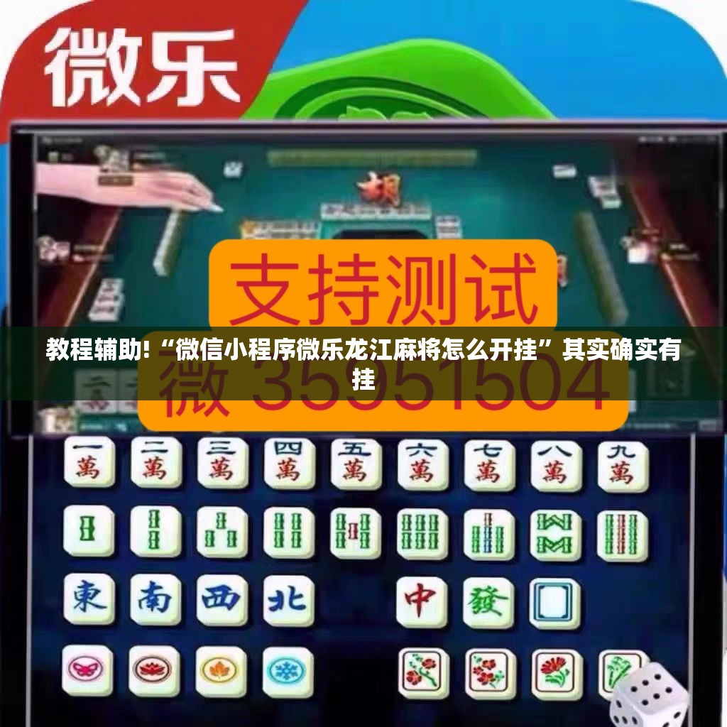 教程辅助!“微信小程序微乐龙江麻将怎么开挂”其实确实有挂