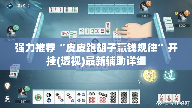 强力推荐“皮皮跑胡子赢钱规律”开挂(透视)最新辅助详细