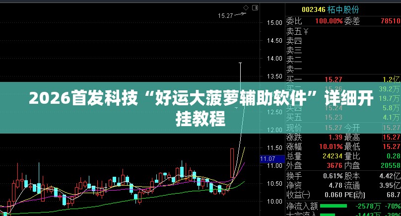 2026首发科技“好运大菠萝辅助软件”详细开挂教程