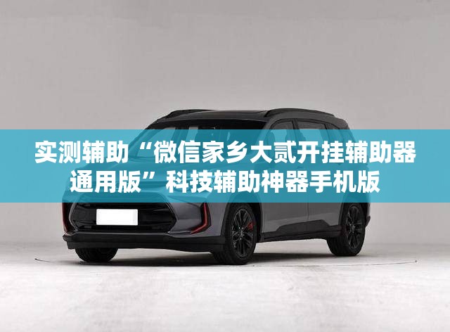 实测辅助“微信家乡大贰开挂辅助器通用版”科技辅助神器手机版