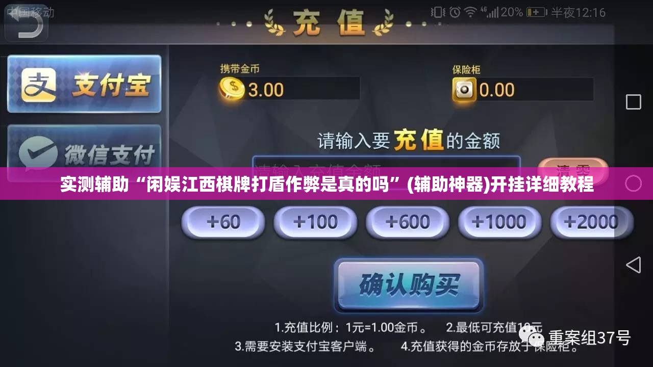 实测辅助“闲娱江西棋牌打盾作弊是真的吗”(辅助神器)开挂详细教程