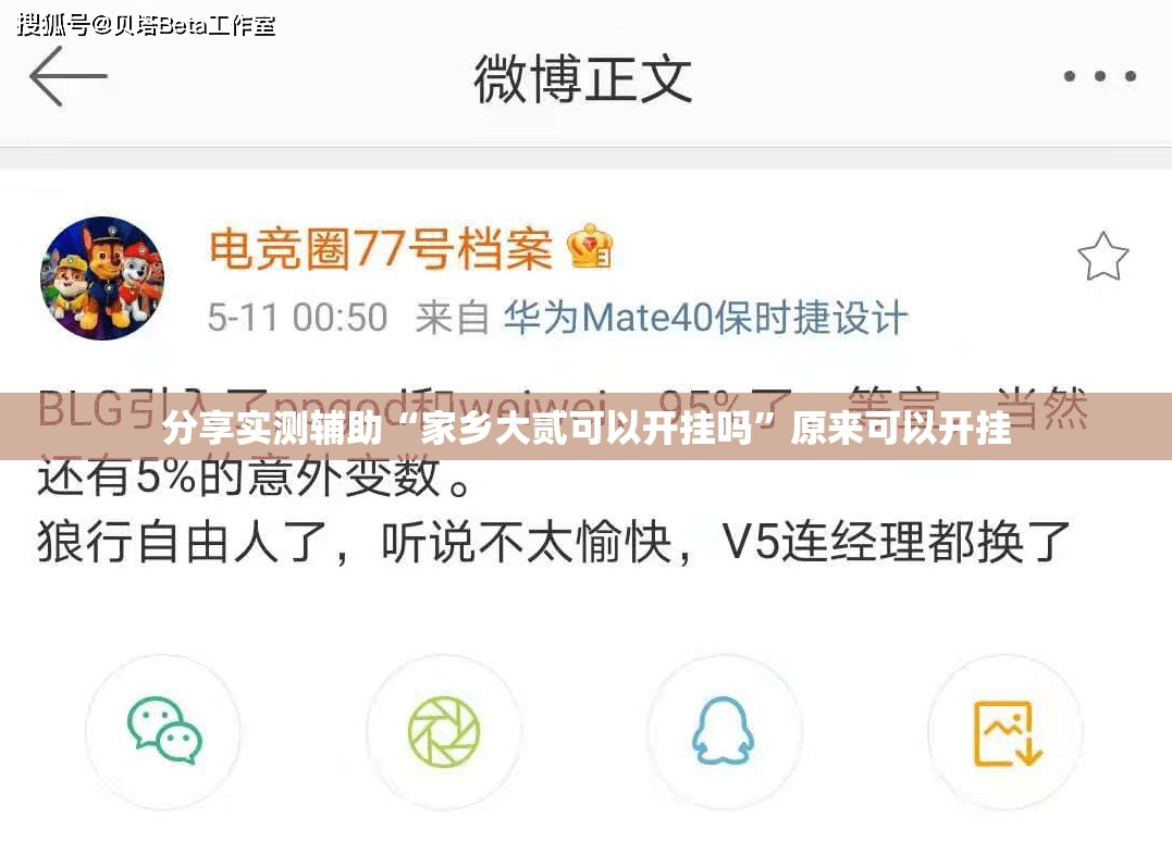 分享实测辅助“家乡大贰可以开挂吗”原来可以开挂