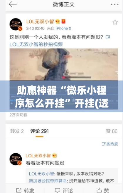 助赢神器“微乐小程序怎么开挂”开挂(透视)辅助教程