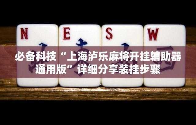 必备科技“上海泸乐麻将开挂辅助器通用版”详细分享装挂步骤