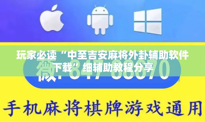 玩家必读“中至吉安麻将外卦辅助软件下载”细辅助教程分享