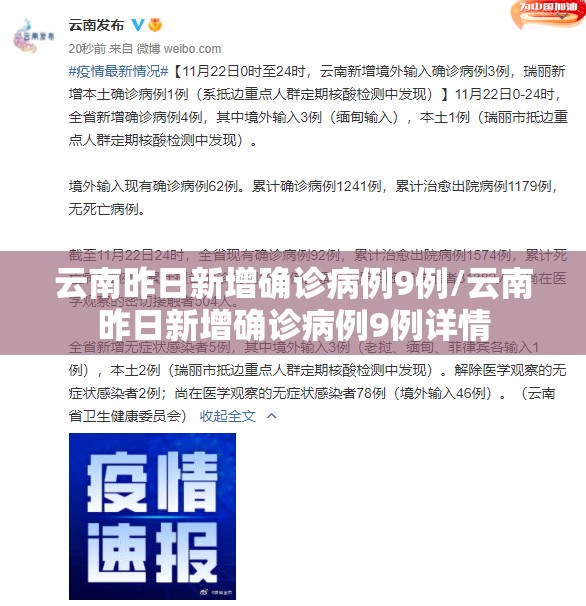 云南昨日新增确诊病例9例/云南昨日新增确诊病例9例详情