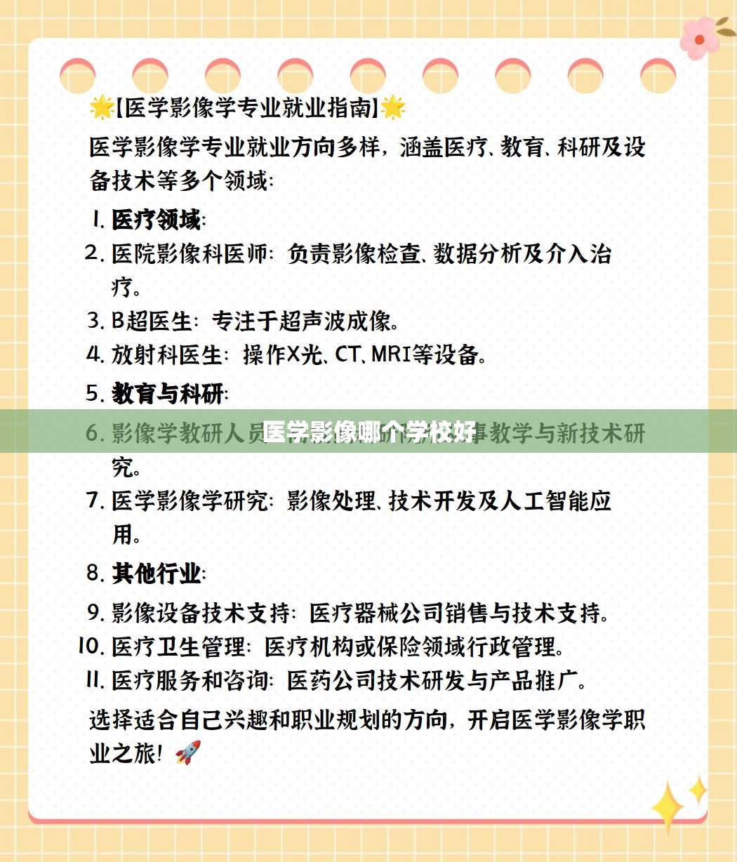 【医学影像哪个学校好,医学影像哪个学校好就业】