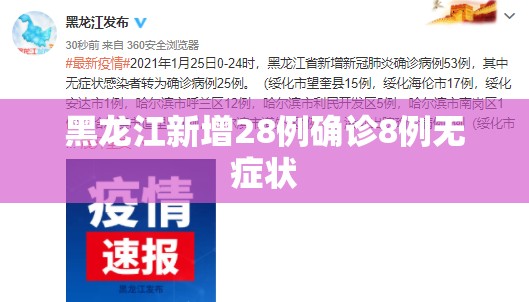 黑龙江新增28例确诊8例无症状/黑龙江新增确诊53例 无症状24例