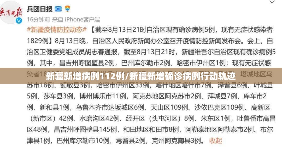 新疆新增病例112例/新疆新增确诊病例行动轨迹