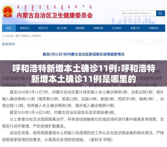 呼和浩特新增本土确诊11例:呼和浩特新增本土确诊11例是哪里的 呼和浩特新增本土确诊11例:呼和浩特新增本土确诊11例是哪里的