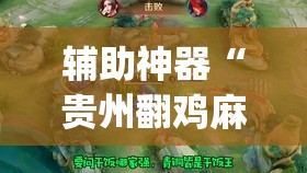 辅助神器“贵州翻鸡麻将怎么开挂(透视)	”开挂辅助脚本+详细开挂安装教程