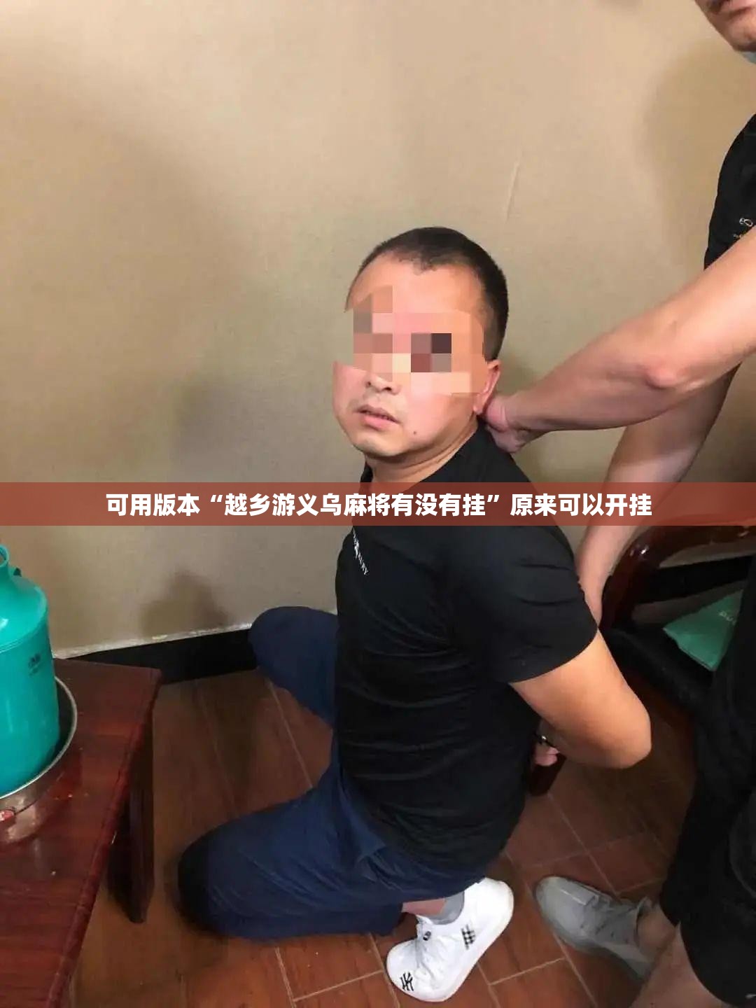 可用版本“越乡游义乌麻将有没有挂”原来可以开挂