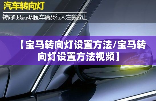 【宝马转向灯设置方法/宝马转向灯设置方法视频】