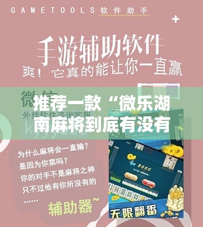 推荐一款“微乐湖南麻将到底有没有挂”开挂详细教程