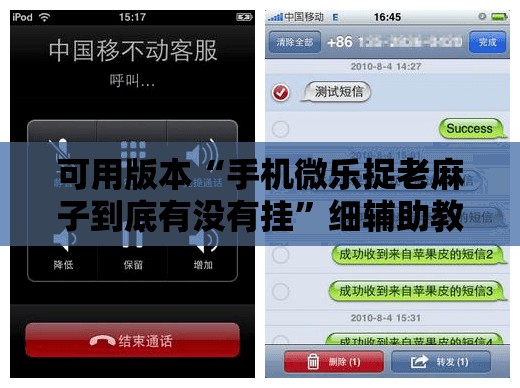 可用版本“手机微乐捉老麻子到底有没有挂”细辅助教程分享