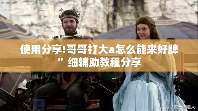 使用分享!哥哥打大a怎么能来好牌”细辅助教程分享