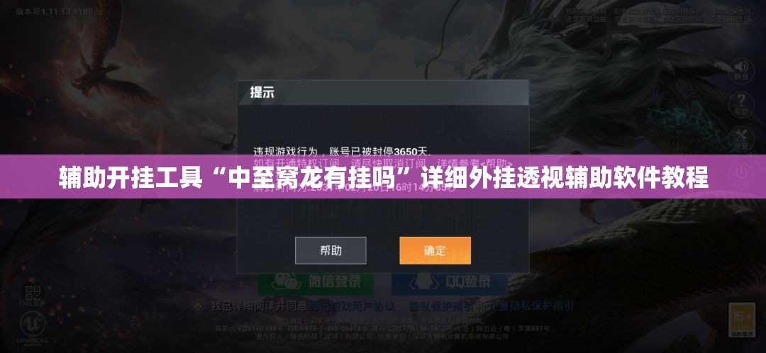 辅助开挂工具“中至窝龙有挂吗”详细外挂透视辅助软件教程