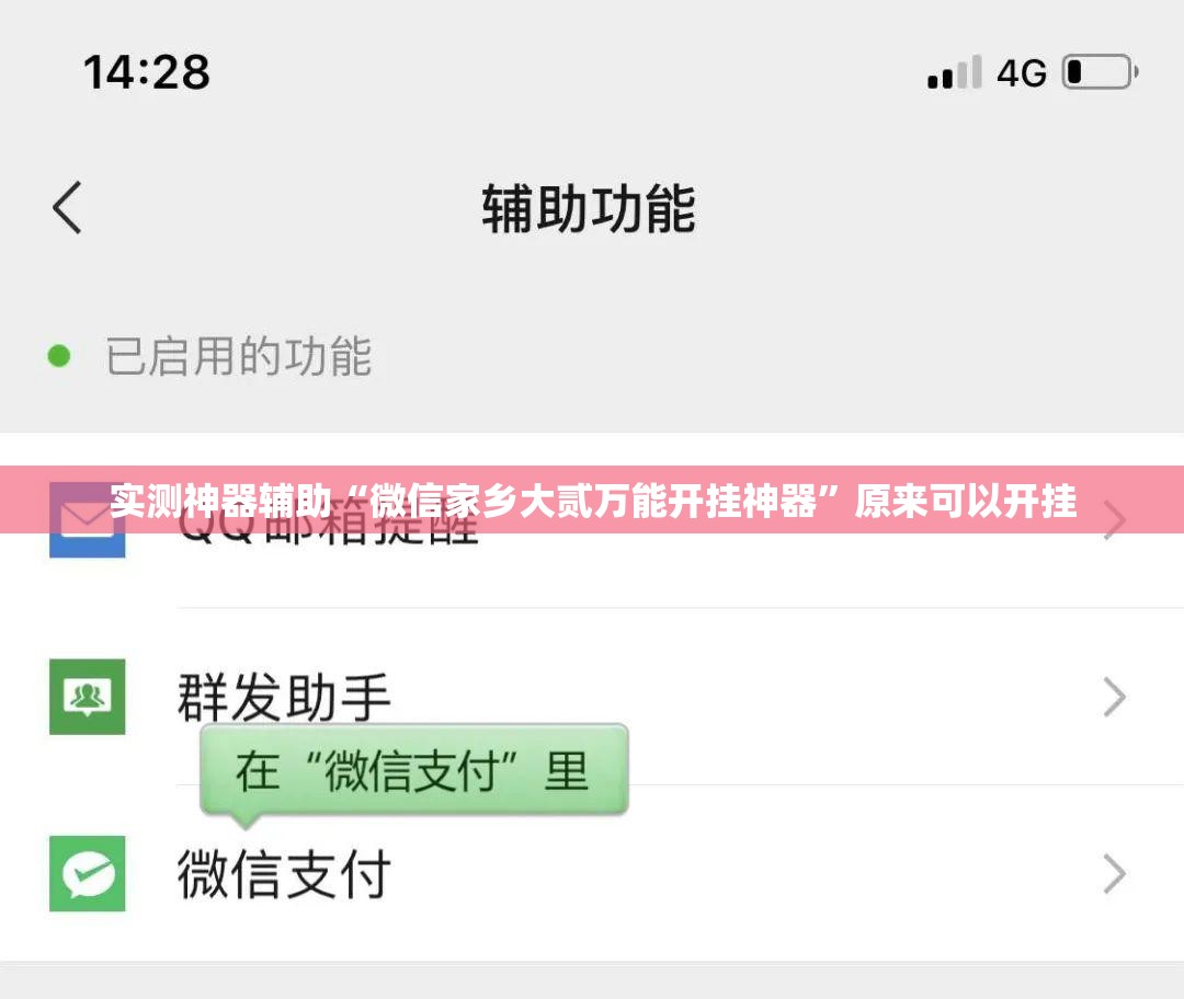 实测神器辅助“微信家乡大贰万能开挂神器”原来可以开挂