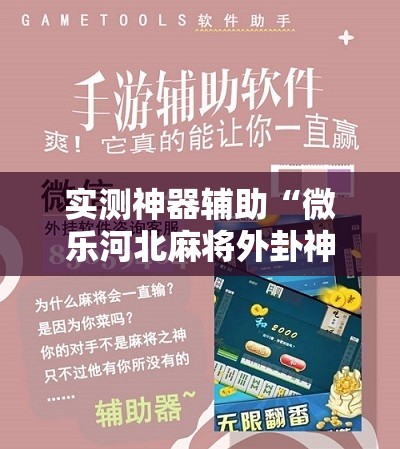 实测神器辅助“微乐河北麻将外卦神器下载	”其实确实有挂