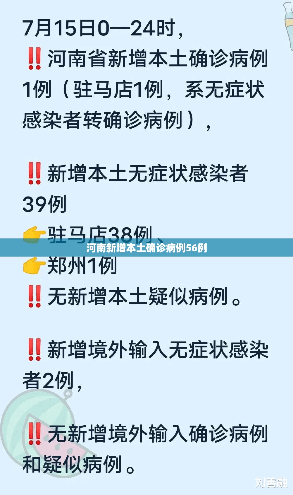 河南新增本土确诊病例56例:河南新增本土确诊81例