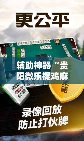辅助神器“贵阳微乐捉鸡麻将外卦辅助软件下载”详细开挂教程