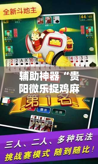 辅助神器“贵阳微乐捉鸡麻将外卦辅助软件下载”详细开挂教程