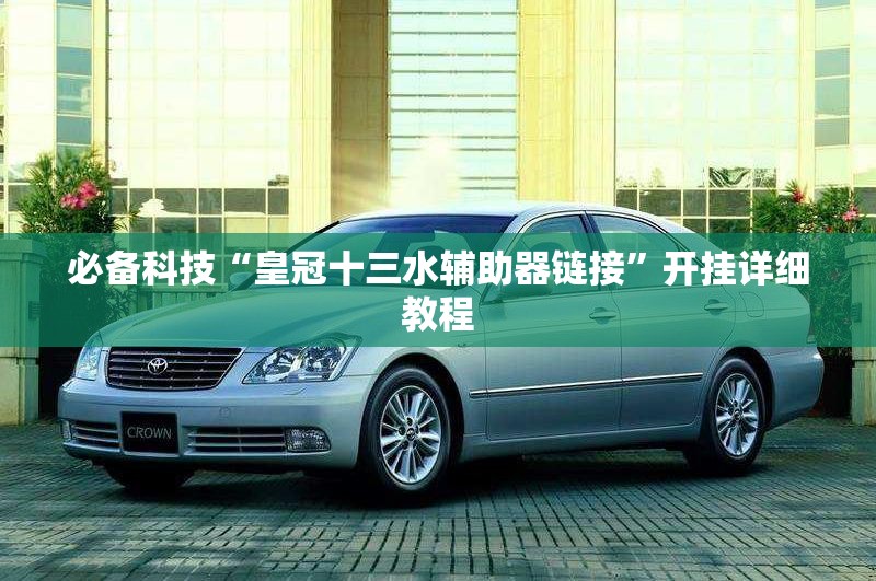 必备科技“皇冠十三水辅助器链接”开挂详细教程