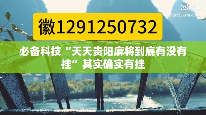必备科技“天天贵阳麻将到底有没有挂”其实确实有挂