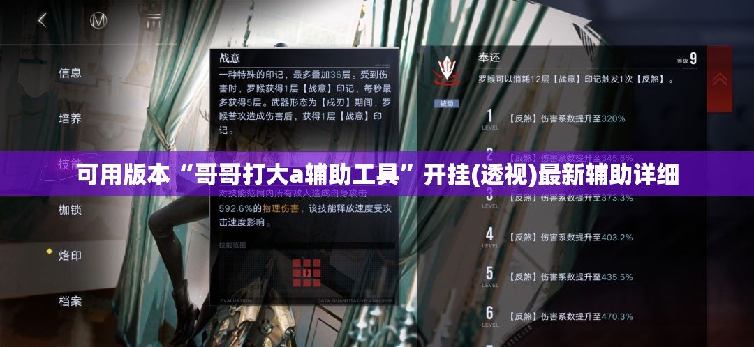 可用版本“哥哥打大a辅助工具”开挂(透视)最新辅助详细