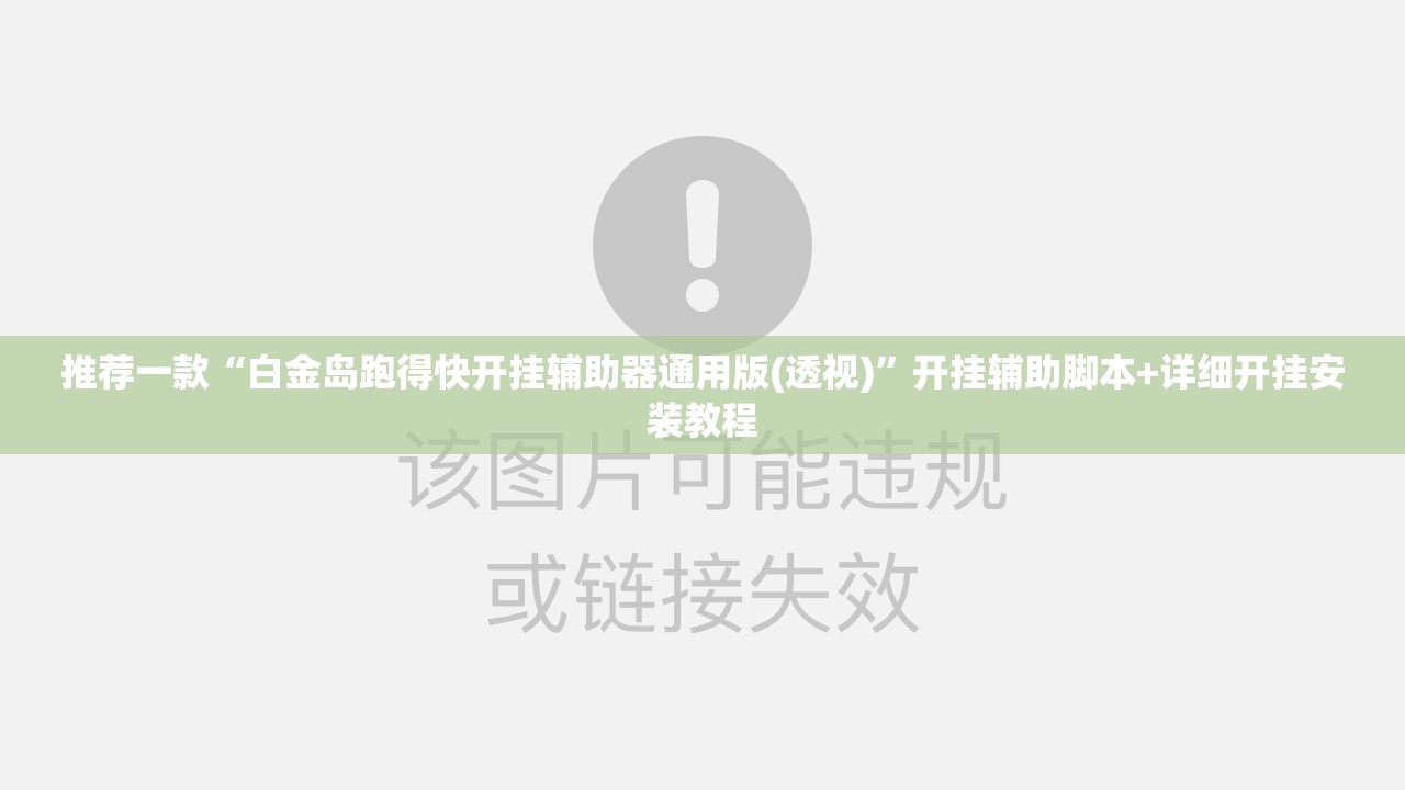 推荐一款“白金岛跑得快开挂辅助器通用版(透视)	”开挂辅助脚本+详细开挂安装教程