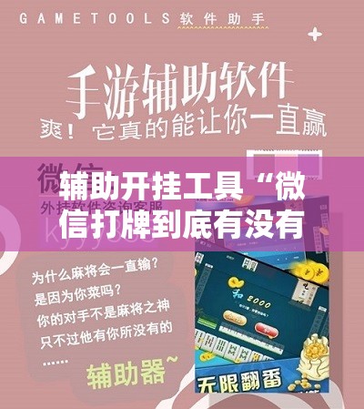 辅助开挂工具“微信打牌到底有没有挂	”详细开挂教程