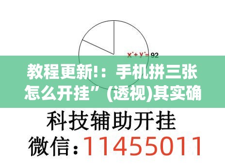 教程更新!：手机拼三张怎么开挂	”(透视)其实确实有挂