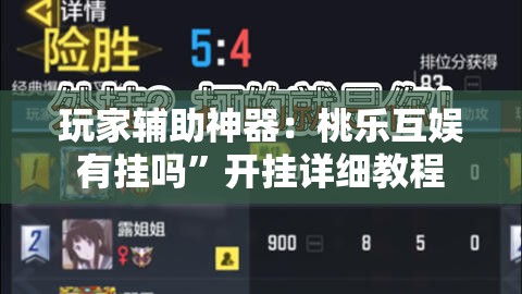 玩家辅助神器：桃乐互娱有挂吗”开挂详细教程
