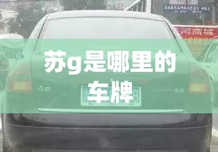 苏g是哪里的车牌/苏g牌照是哪个城市的