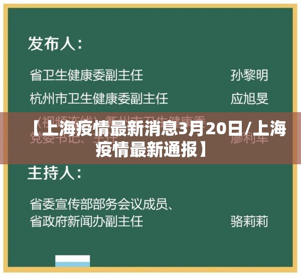 【上海疫情最新消息3月20日/上海疫情最新通报】