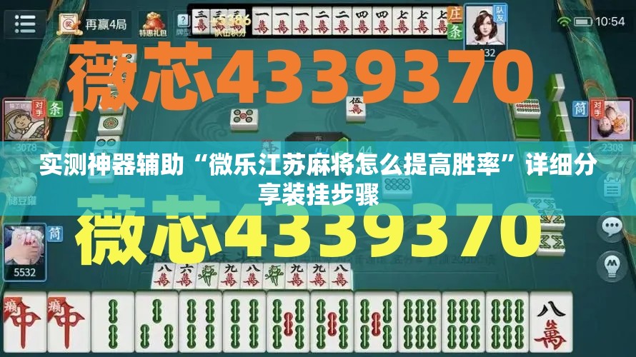 实测神器辅助“微乐江苏麻将怎么提高胜率”详细分享装挂步骤