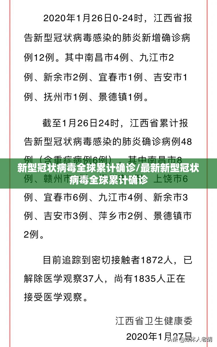 新型冠状病毒全球累计确诊/最新新型冠状病毒全球累计确诊