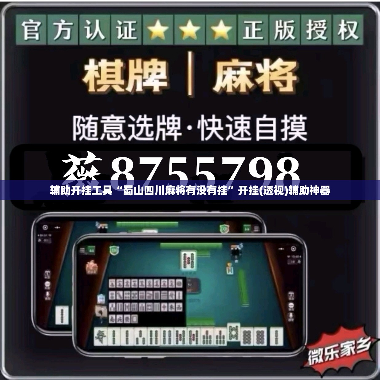 辅助开挂工具“蜀山四川麻将有没有挂”开挂(透视)辅助神器