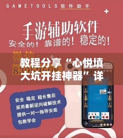 教程分享“心悦填大坑开挂神器	”详细外挂透视辅助软件教程