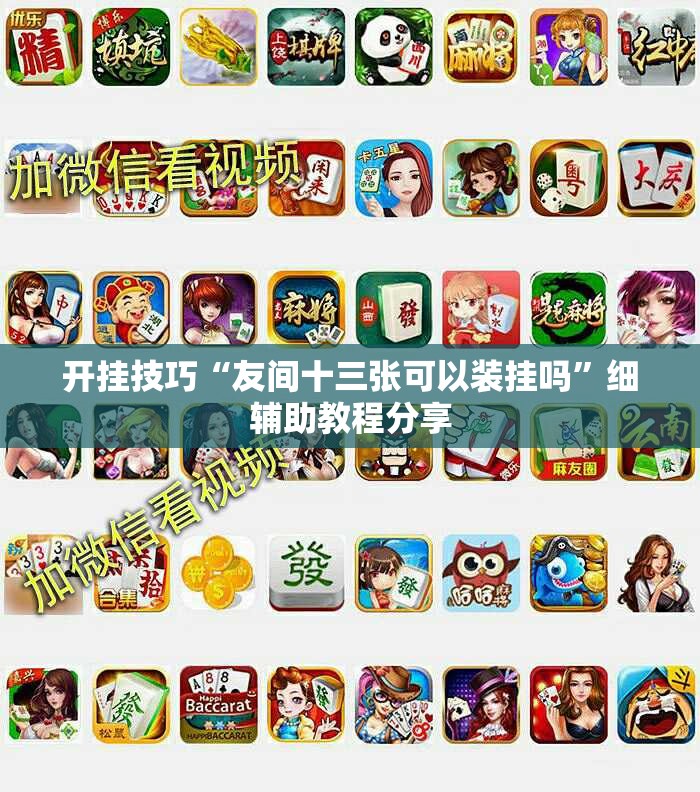 开挂技巧“友间十三张可以装挂吗”细辅助教程分享