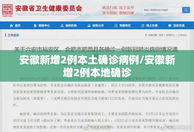 安徽新增2例本土确诊病例/安徽新增2例本地确诊