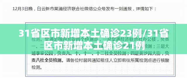 31省区市新增本土确诊23例/31省区市新增本土确诊21例 31省区市新增本土确诊23例/31省区市新增本土确诊21例