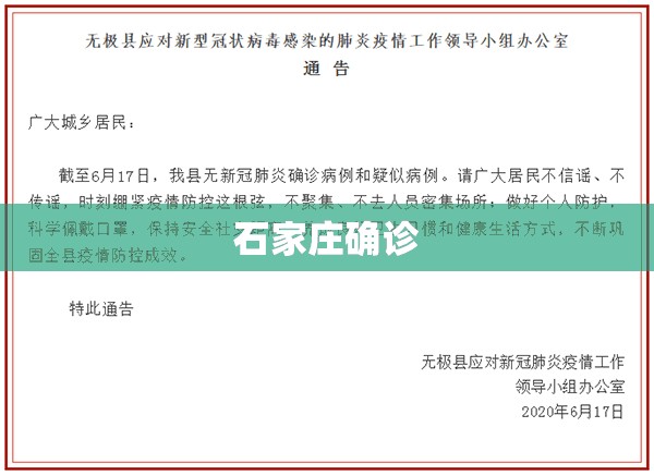 石家庄确诊/石家庄确诊病例 石家庄确诊/石家庄确诊病例