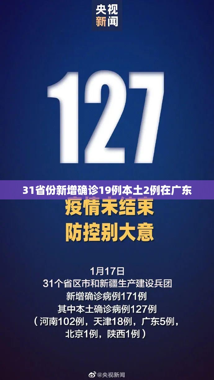 31省份新增确诊19例本土2例在广东/广东新增19例本土确诊分布 31省份新增确诊19例本土2例在广东/广东新增19例本土确诊分布
