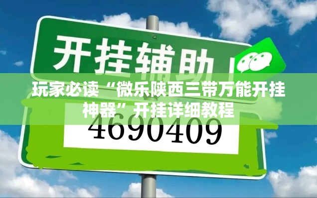 玩家必读“微乐陕西三带万能开挂神器”开挂详细教程