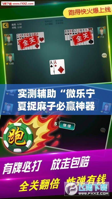 实测辅助“微乐宁夏捉麻子必赢神器”(透视挂)辅助下载教程