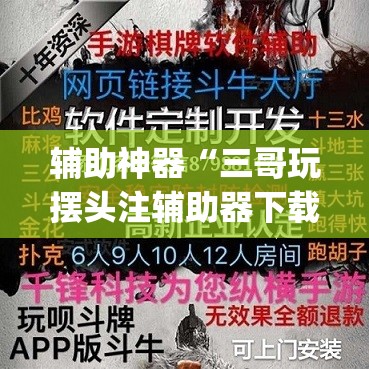 辅助神器“三哥玩摆头注辅助器下载”(透视挂)辅助下载教程