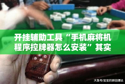开挂辅助工具“手机麻将机程序控牌器怎么安装”其实确实有挂